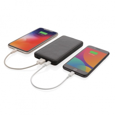 Logotrade promotional item picture of: Tusca 10.000 mAh PU powerbank